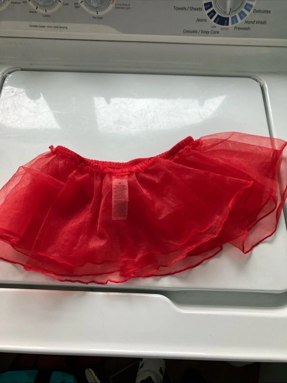 Carters 2t red tulle skirt tutu ballet